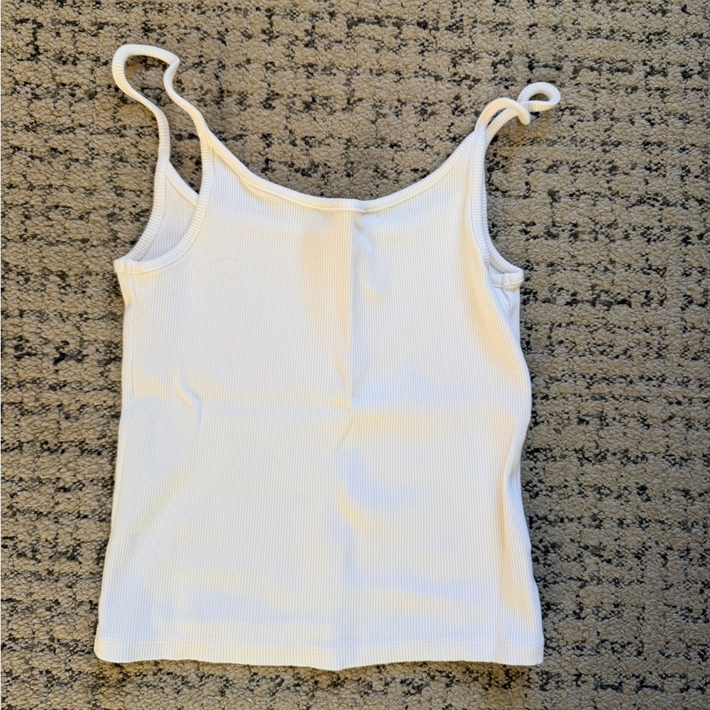DONNI. White Camisole Top